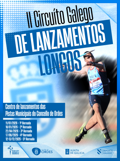 II Circuíto Galego de Lanzamentos Longos – 1ª Xornada