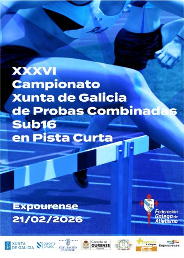 XXXVI Campionato Xunta de Galicia de Probas Combinadas Sub16 en Pista Curta