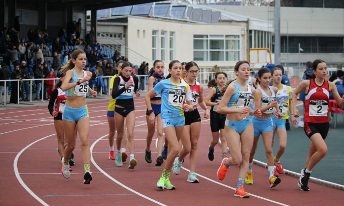 O campionato galego de marcha en pista deixa boa participación e bos resultados
