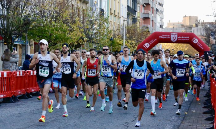 Itziar Manso e Denis Incutti impóñense no galego de media maratón