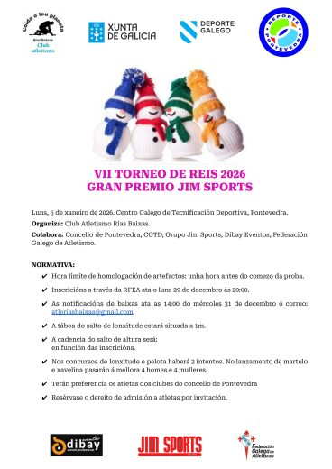 VII Torneo de Reis 2026 – Gran Premio Jim Sports