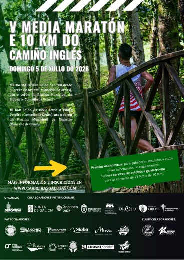 V Media Maratón e 10 Km Camiño Inglés – Red Stelar