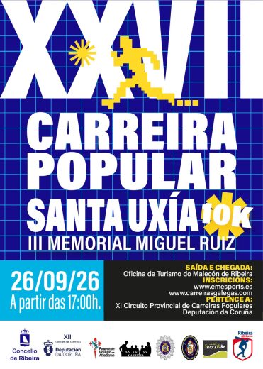 XXVII Carreira Popular Santa Uxía de Ribeira – III Memorial Miguel Ruíz