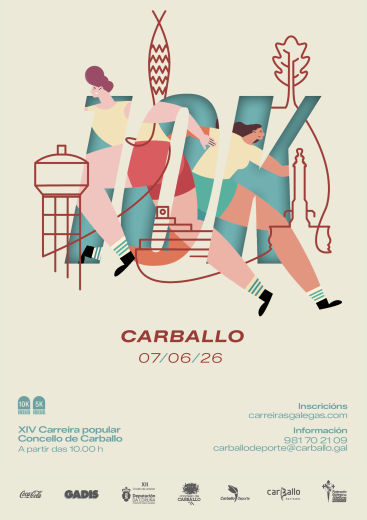 10 Km. de Carballo – XIV Carreira Popular Concello Carballo 2026