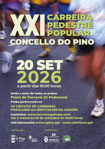 XXI Carreira Pedestre Popular Concello do Pino