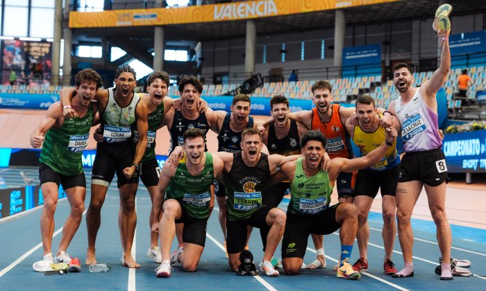 Unha medalla de cada cor no campionato de España indoor