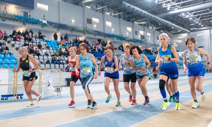 Bos resultados no campionato de España indoor máster