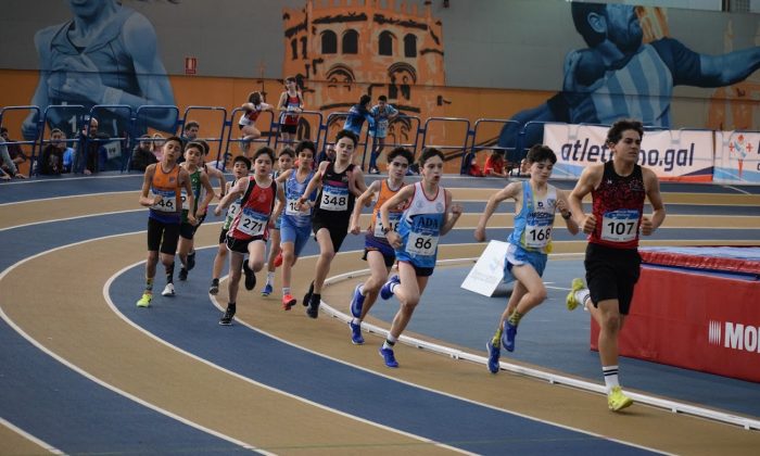 As categorías base do atletismo galego pechan a tempada indoor