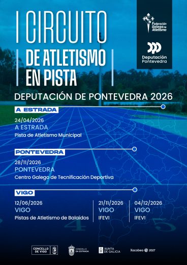 I Circuíto de Atletismo en Pista Deputación de Pontevedra – Xornada 2