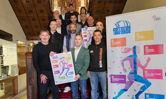 Presentouse o “Correndo x Ourense 2026” que arrinca esta fin de semana
