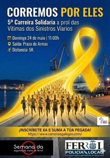 V Carreira pola seguridade viaria Ferrol