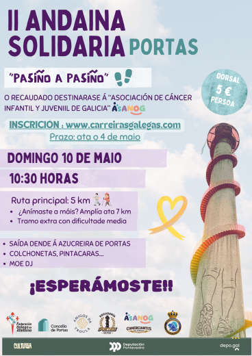 Camiñada Solidaria Portas “Pasiño a pasiño”