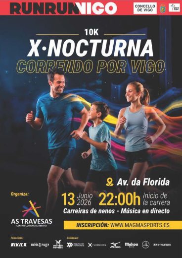 X Nocturna Correndo por Vigo