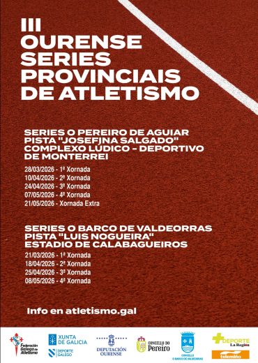 III Ourense Series Provinciais de Atletismo – Xornada Extra