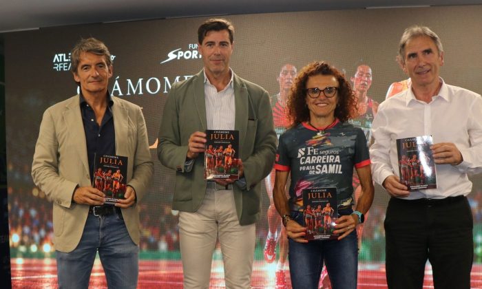 Presentación na sede da RFEA do libro “Chámome Julia” de Isidoro Hornillos