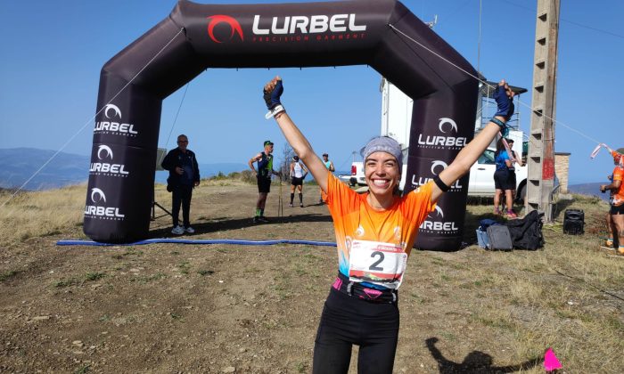 María Frey e Marcos Castro escalan ata o máis alto da subida vertical galega
