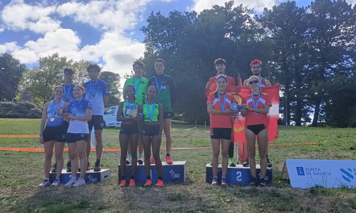 Atletismo O Pino logra o campionato galego de cros de remudas mixto